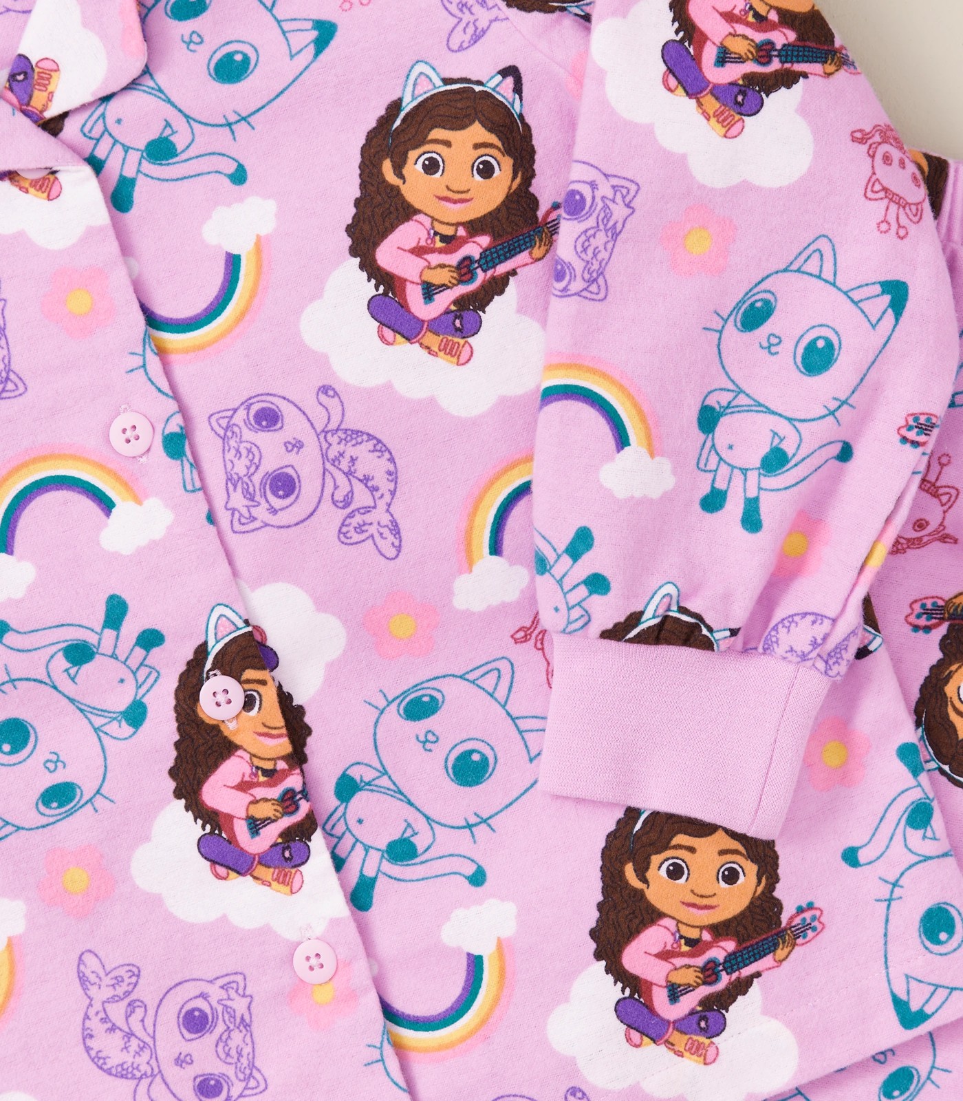 Gabbys Dollhouse Cotton Flannelette Pyjama Set 3 of 5