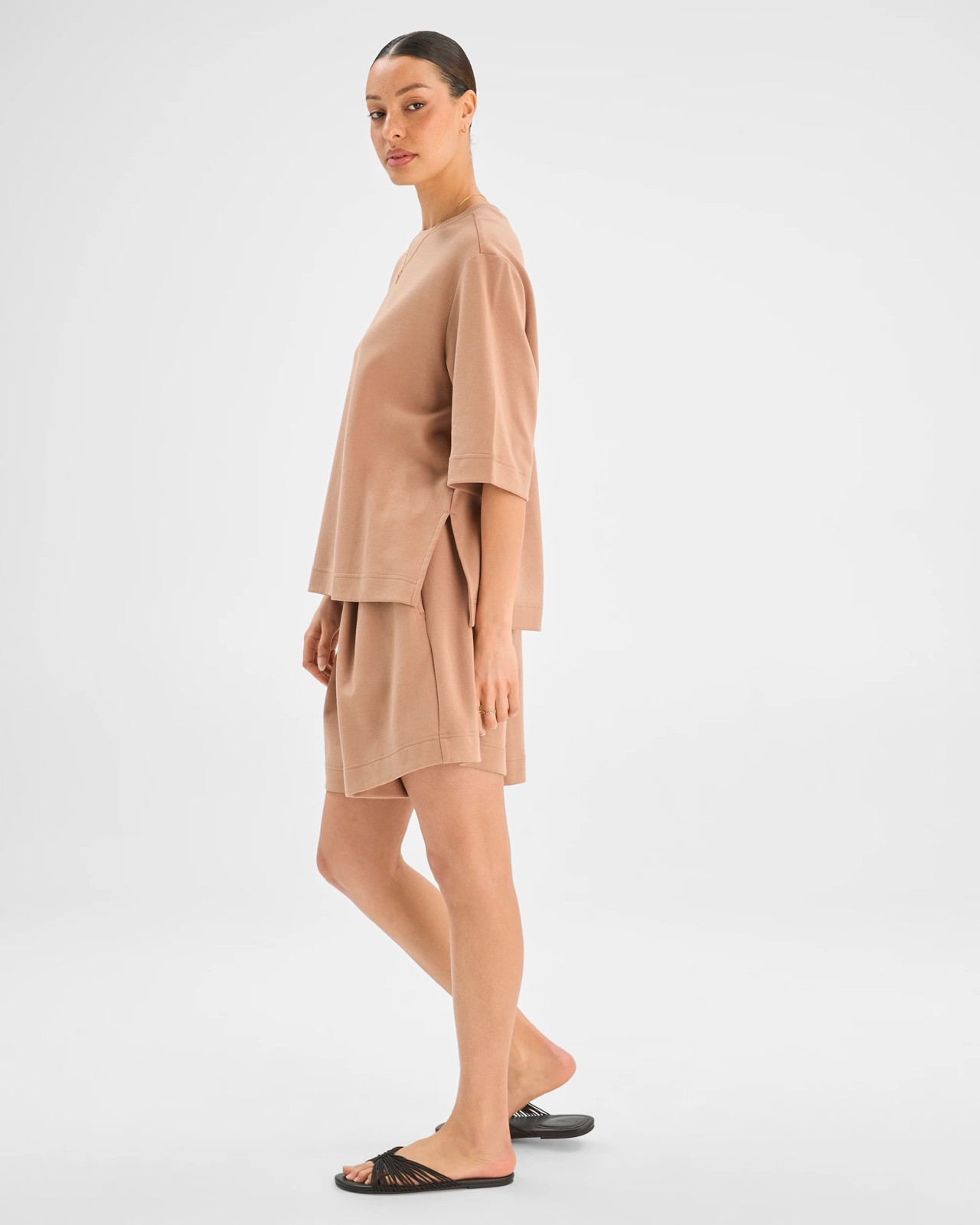 Australian Cotton Blend Oversized T-Shirt - Amphora 5 of 5