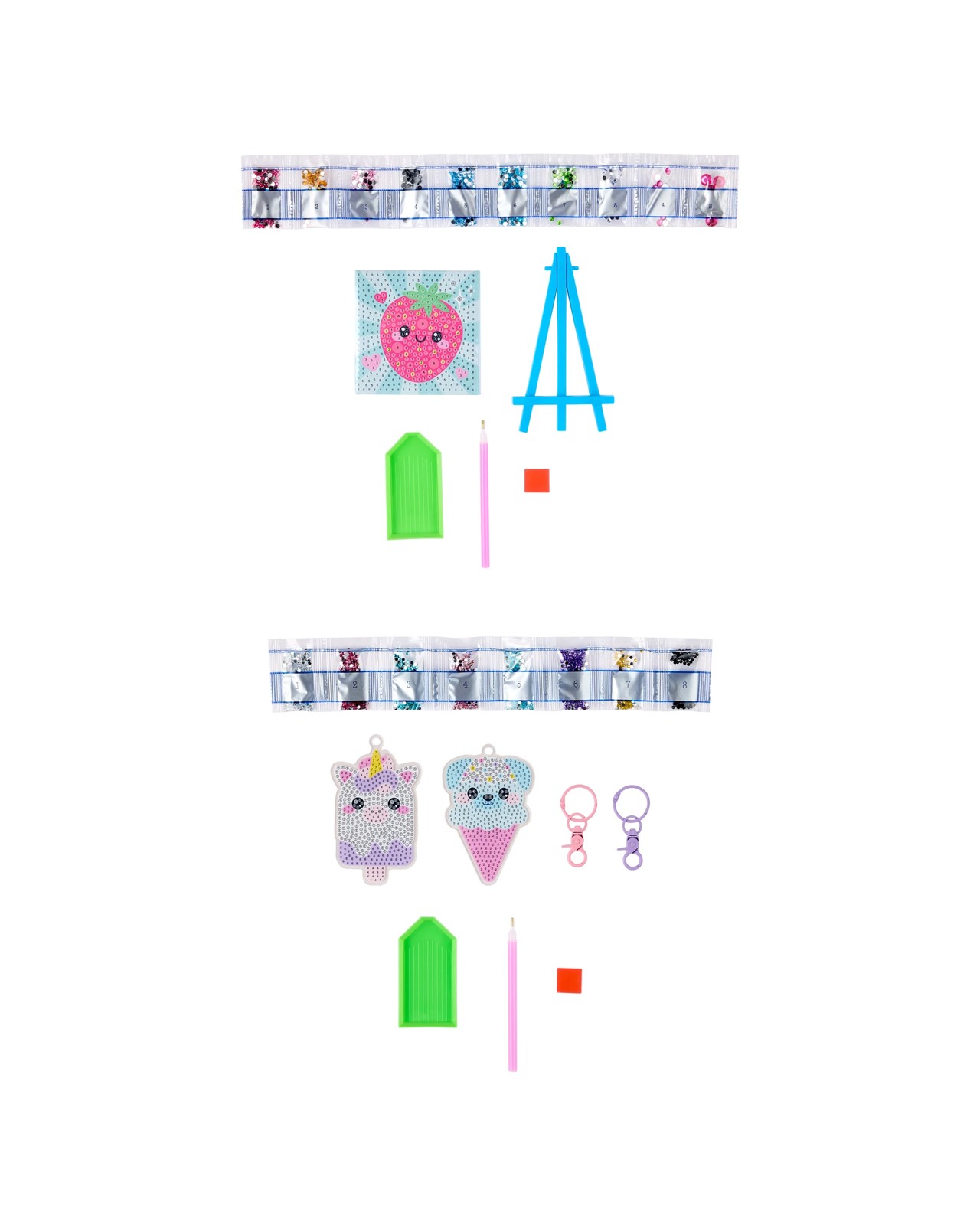 Anko 15 Piece Make Your Own Gem Art Kit - Assorted 2 of 3