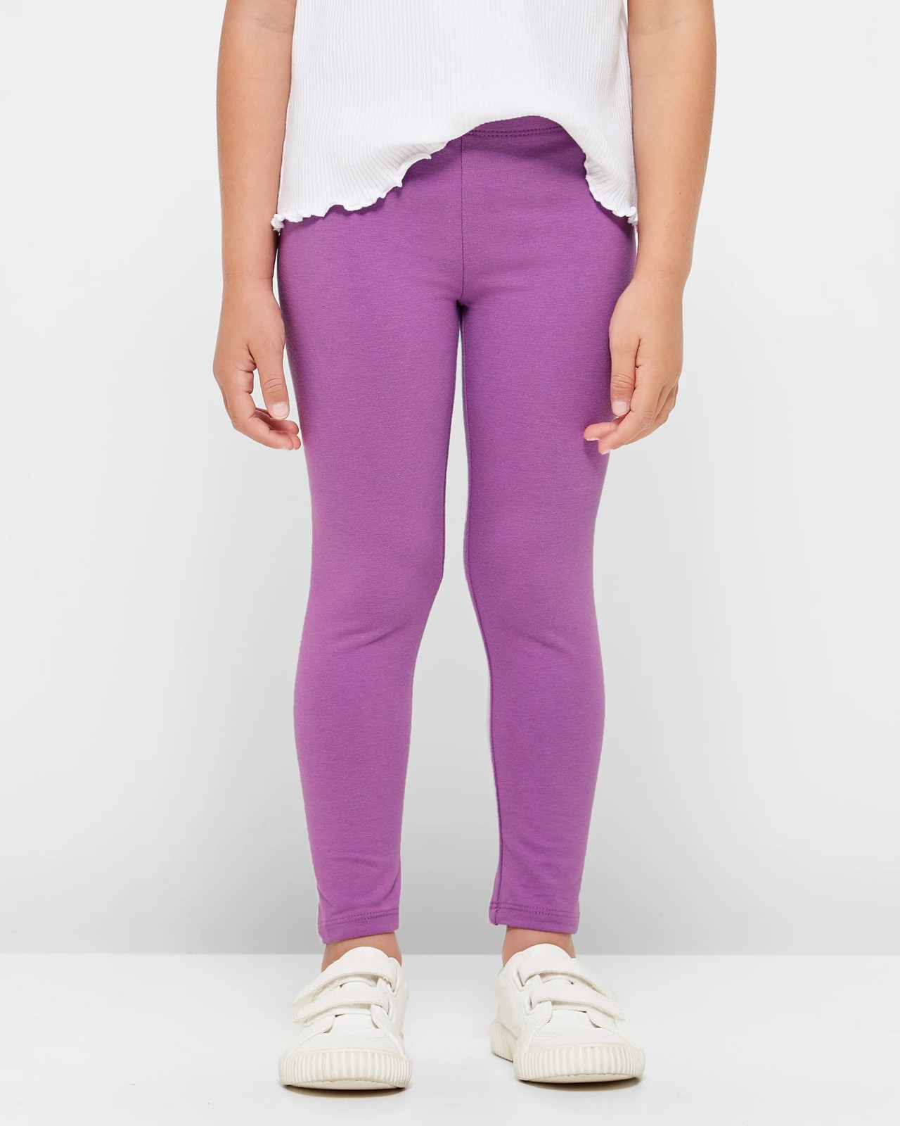 Organic Cotton Leggings - Purple