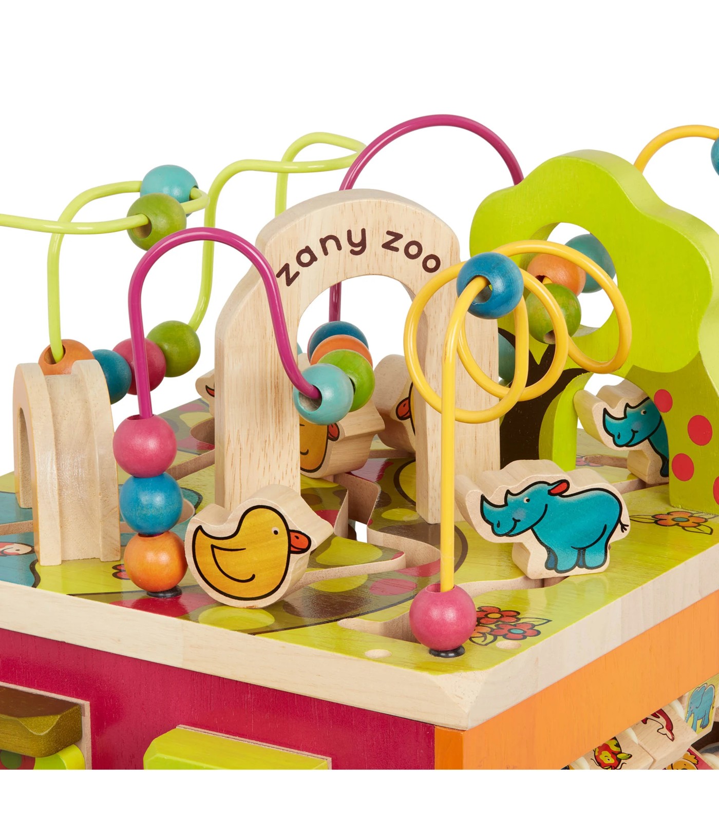 B. toys Zany Zoo Wooden Activity Cube Target Australia