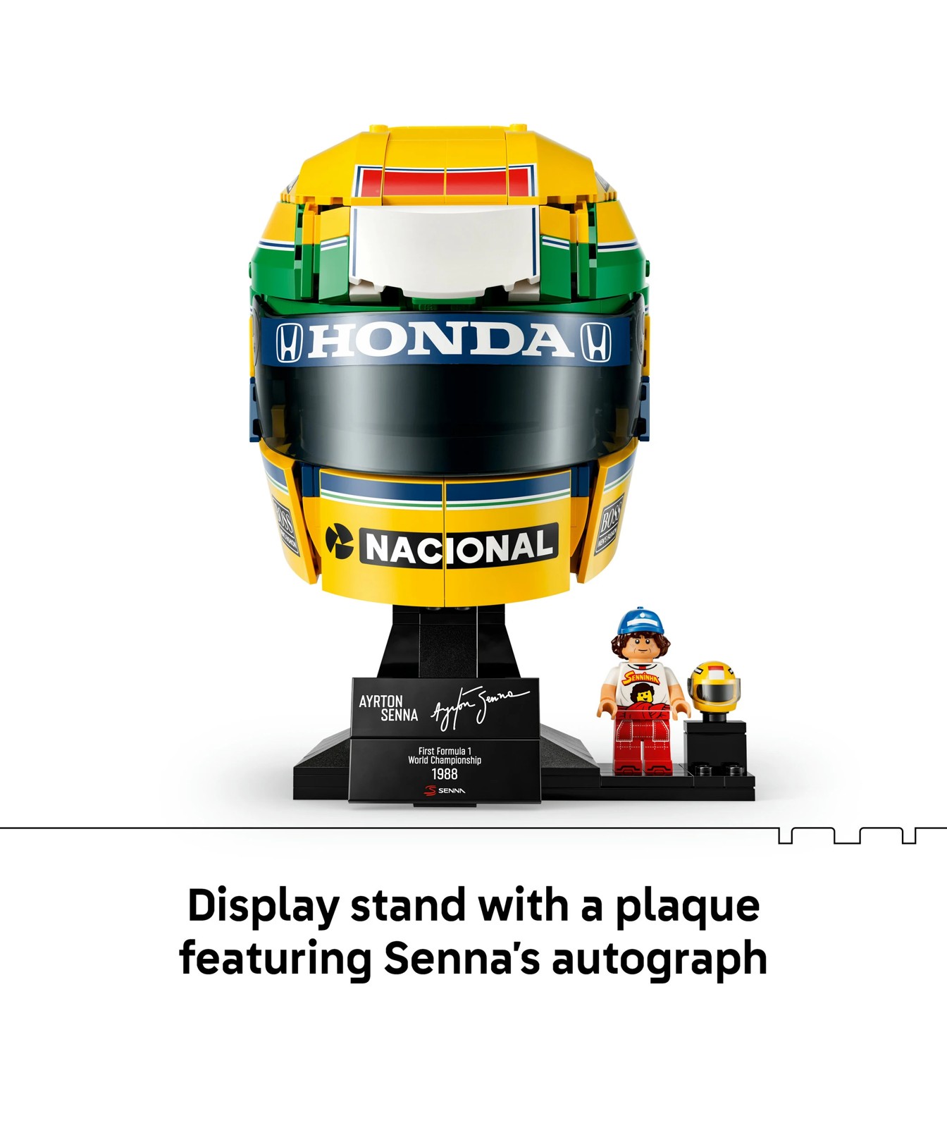 LEGO® Editions Formula 1 Ayrton Senna Helmet 43024 5 of 5