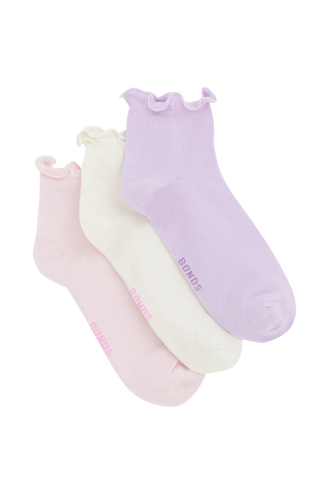 Bonds 3 Pack Frill Anklet Socks  2 of 3