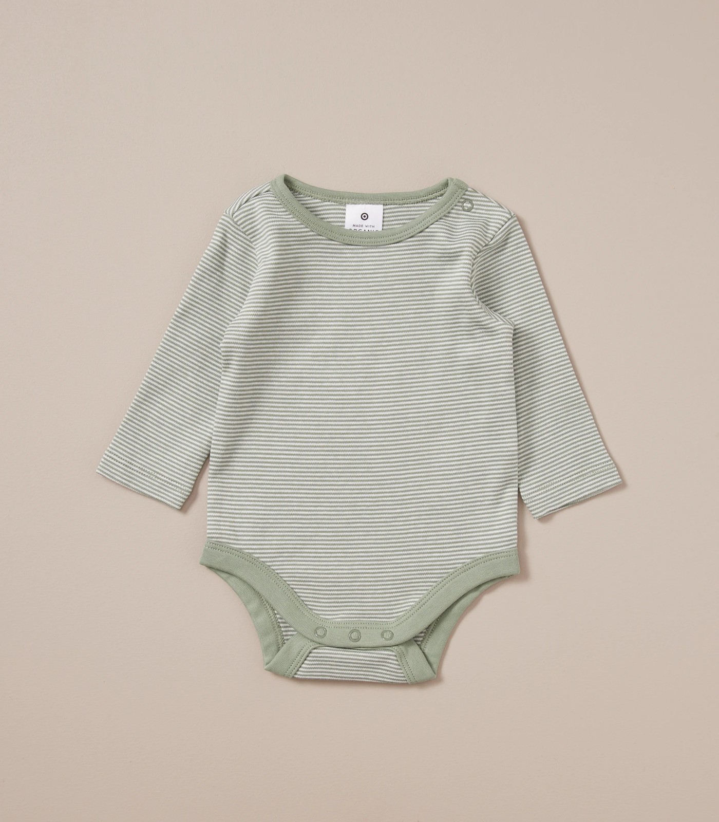 3 Pack Baby Organic Cotton Bodysuits 6 of 6
