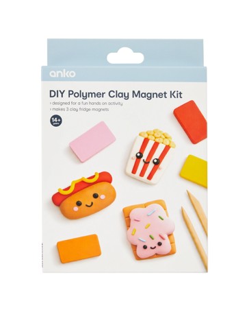 Anko DIY Polymer Clay Magnet Kit - Hotdog