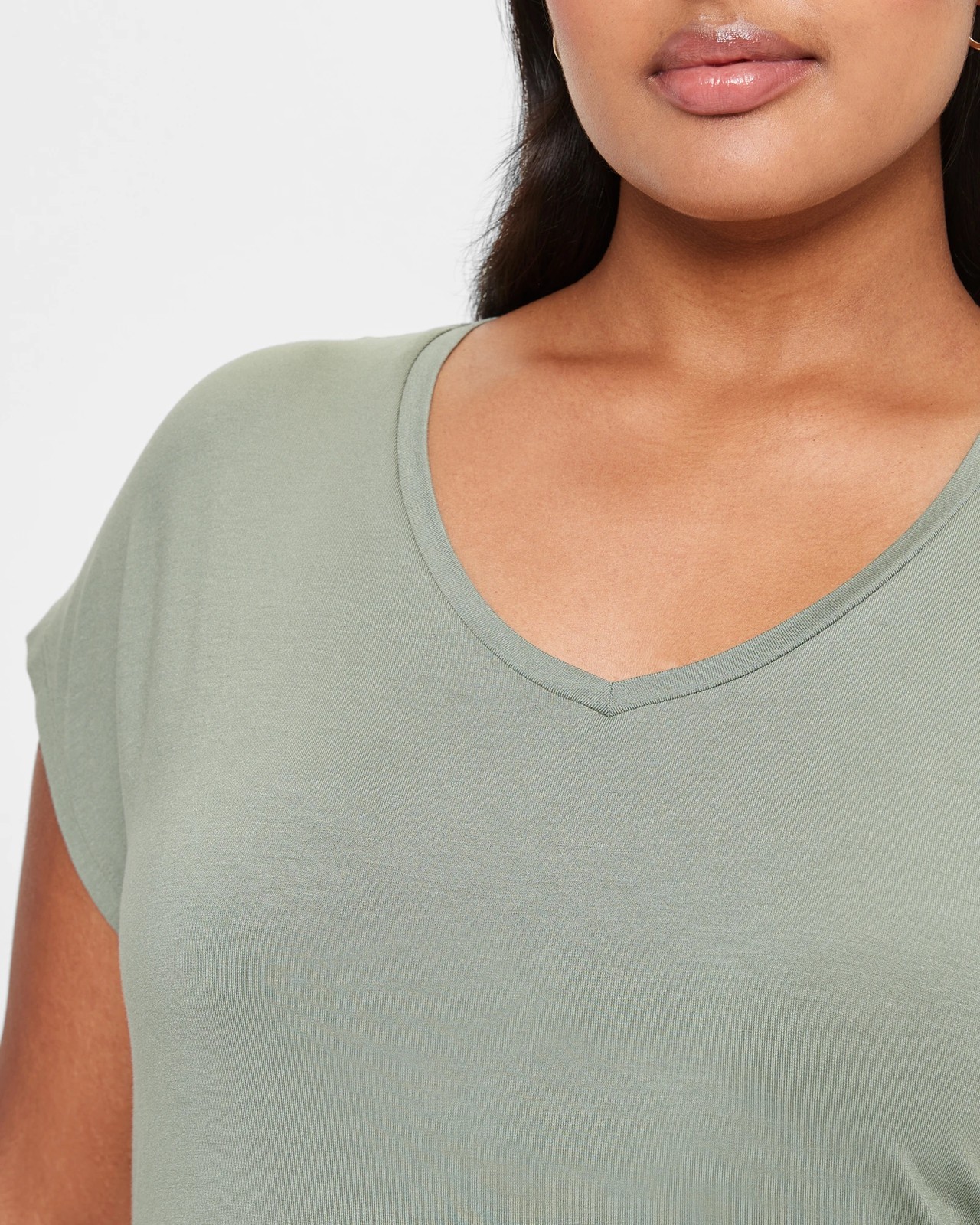 Plus Size V-Neck T-Shirt 5 of 5