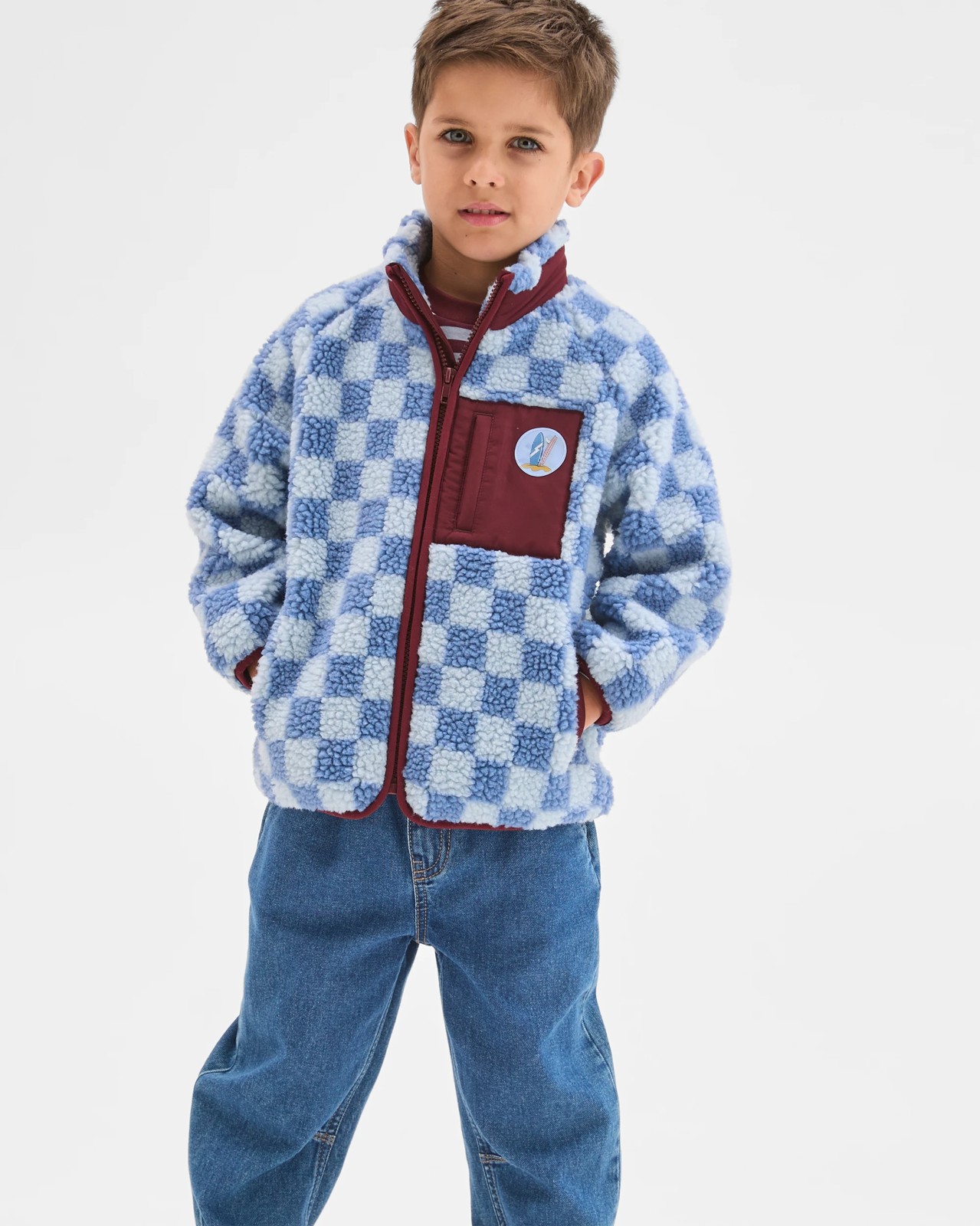 Teddy Fleece Zip Through Sweat Top 2 of 5