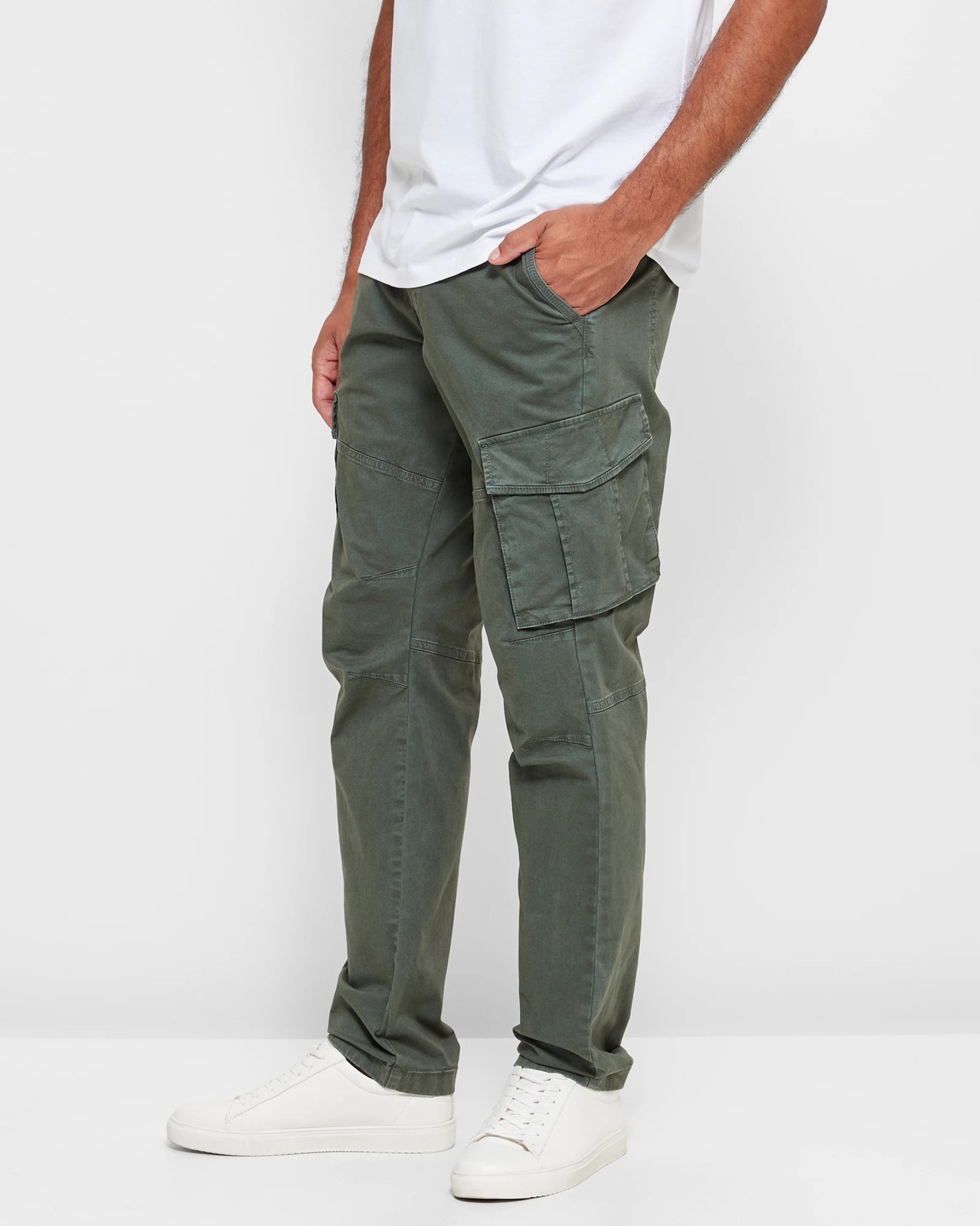 Regular Cargo Pants - Army | Target Australia