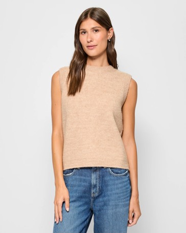 Sleeveless Preppy Vest