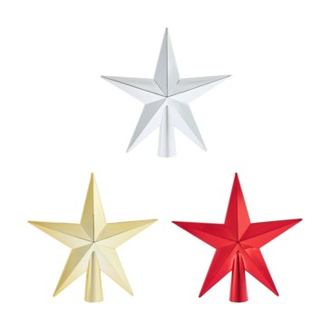 Mini Star Tree Topper, Assorted - Anko