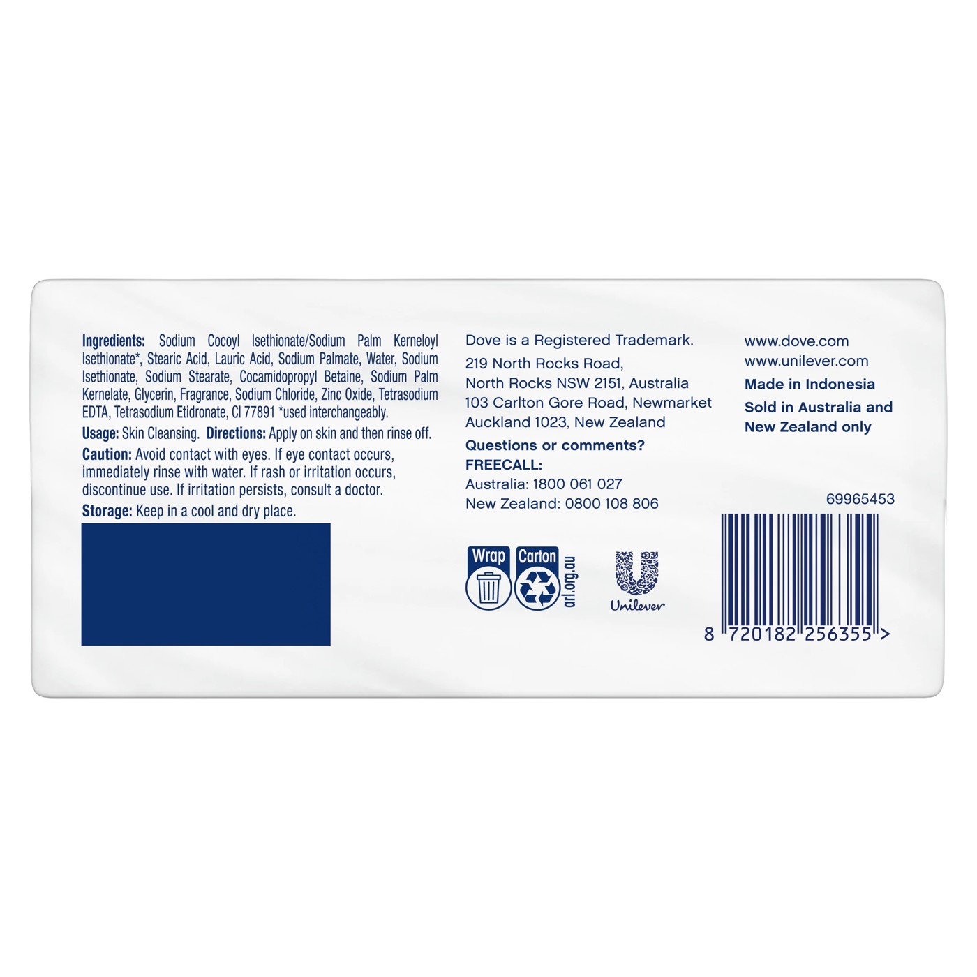 Dove 6 Pack Original Beauty Cream Soap Bar 90g 2 of 6