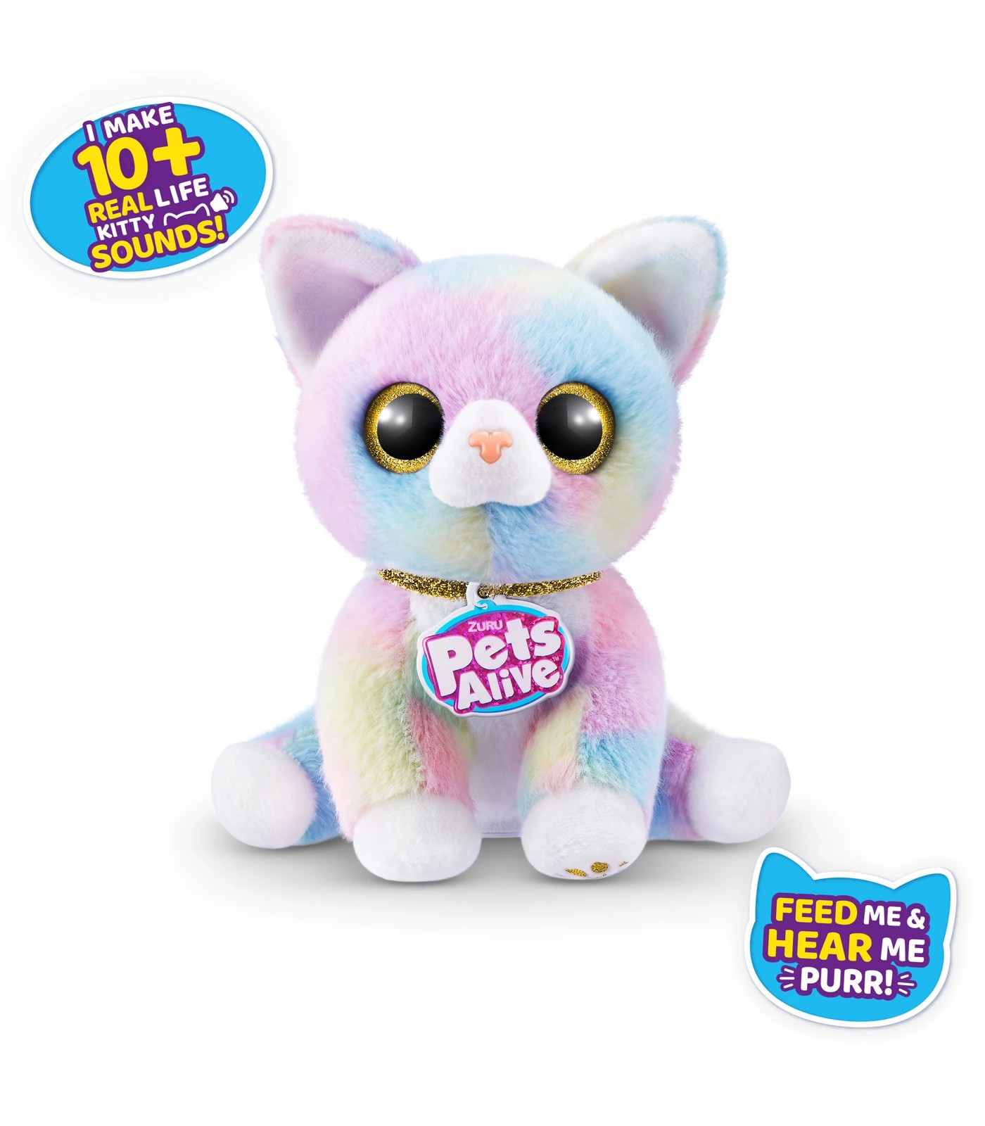 Pets Alive Smitten Kitten Interactive Plush By Zuru : Target