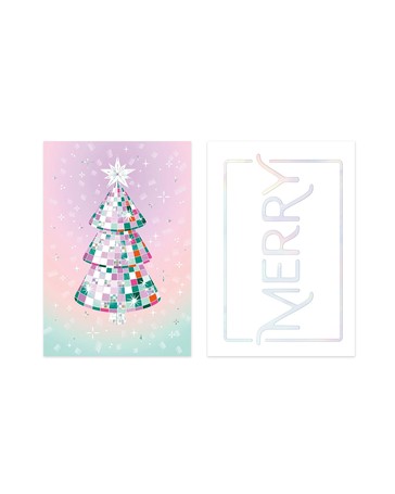 10 Pack Hallmark Boxed Christmas Cards - Holly Tree