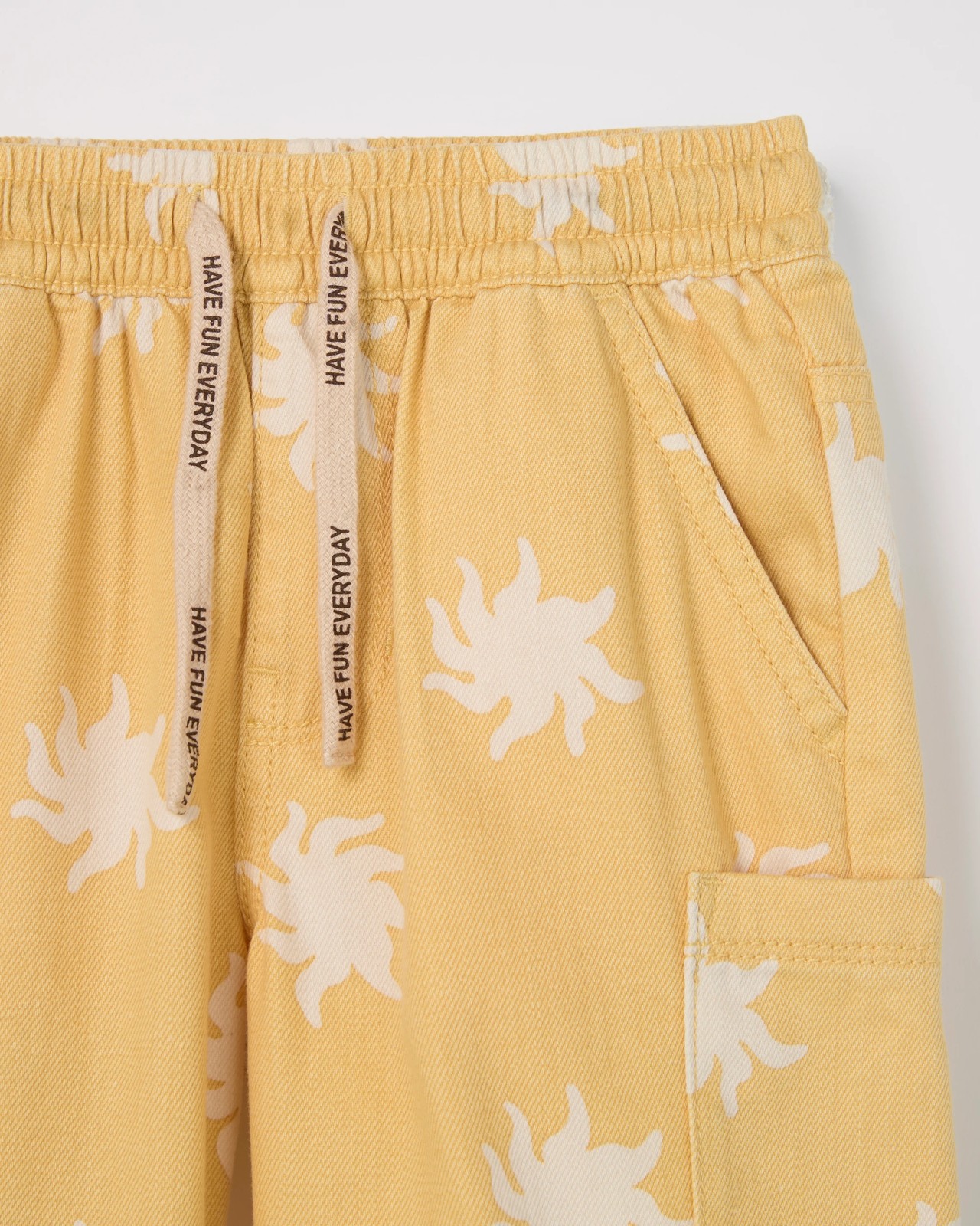 Pull On Denim Volley Shorts - Suns Yellow 2 of 2