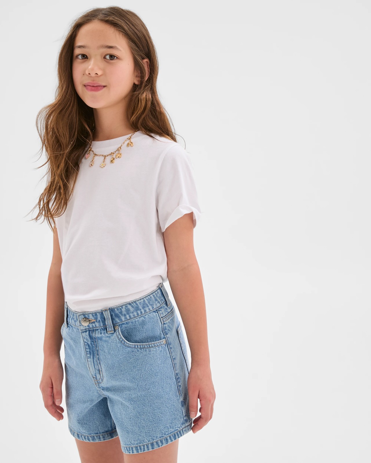 Short Length Denim Shorts 3 of 6