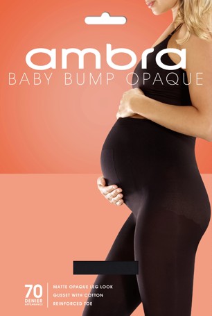 Ambra 1 Pack 70 Denier Baby Bump Opaque Tights
