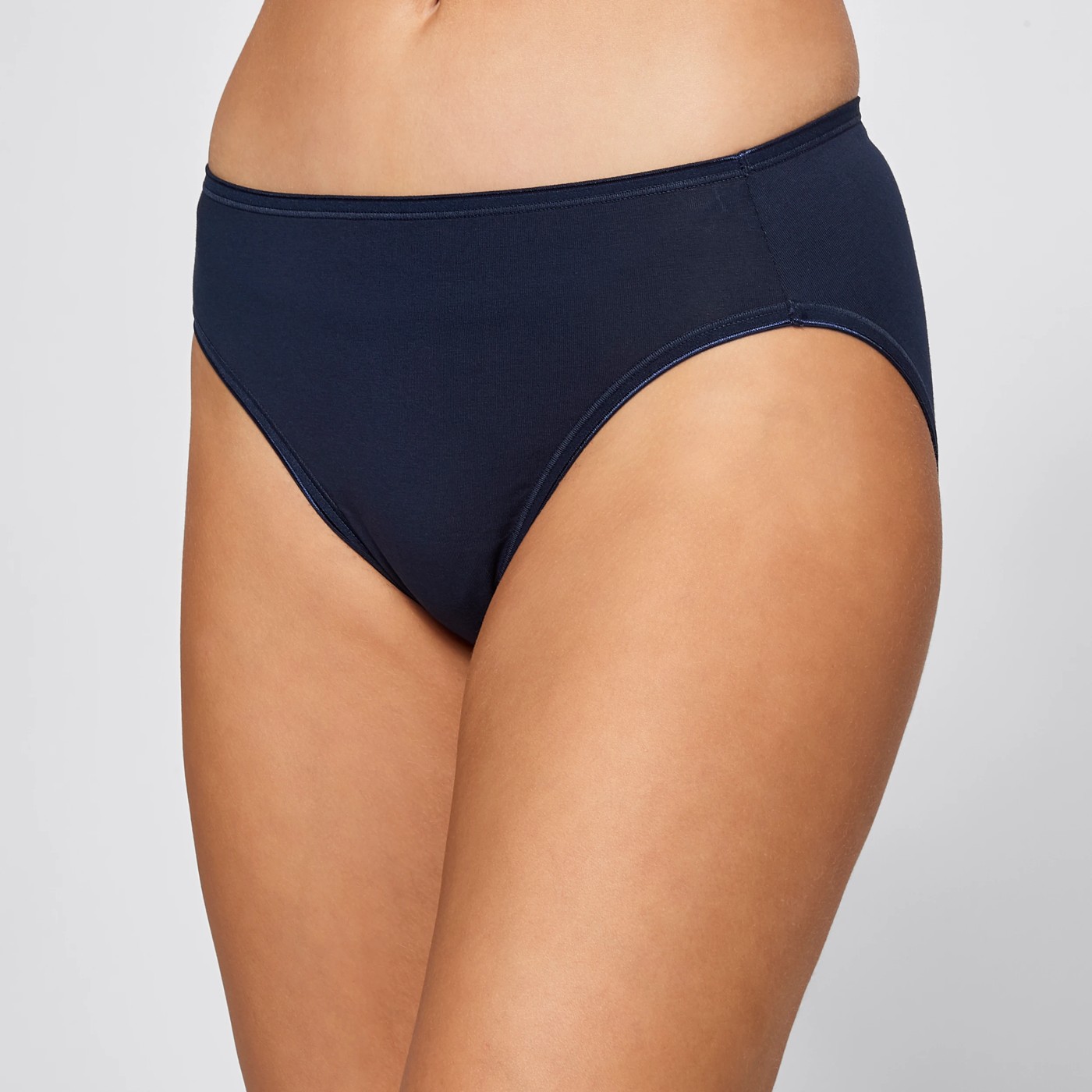 2 Pack Everyday Cotton High Cut Briefs; Style: LHF83599 3 of 3