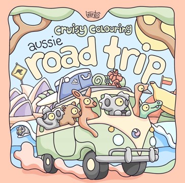 Cruisy Colouring: Aussie Road Trip by Brentos - Book