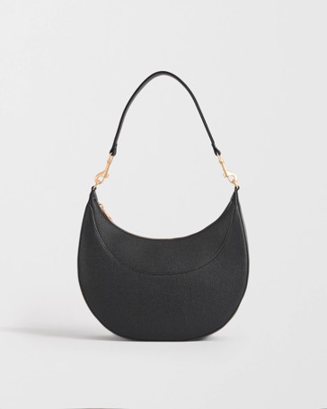 Large Half Moon Panel Shoulder Bag