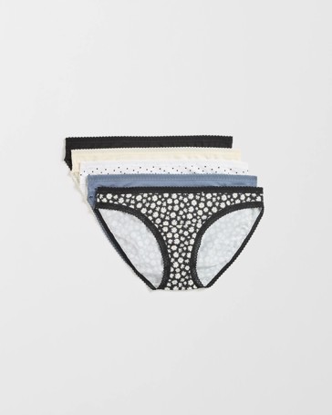 Australian Cotton Blend 5 Pack Bikini Briefs