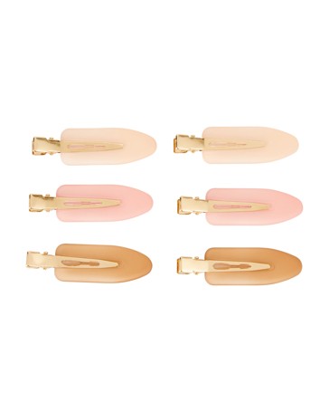 OXX Haircare 6 Piece Nude No Crease Hair Clips