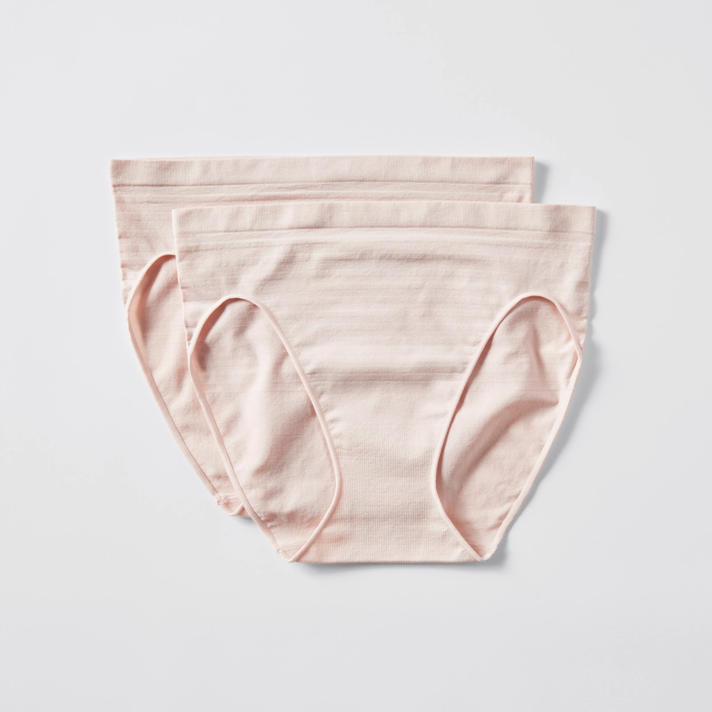 2 Pack Seamfree High Cut Briefs - Crystal Mauve 4 of 4