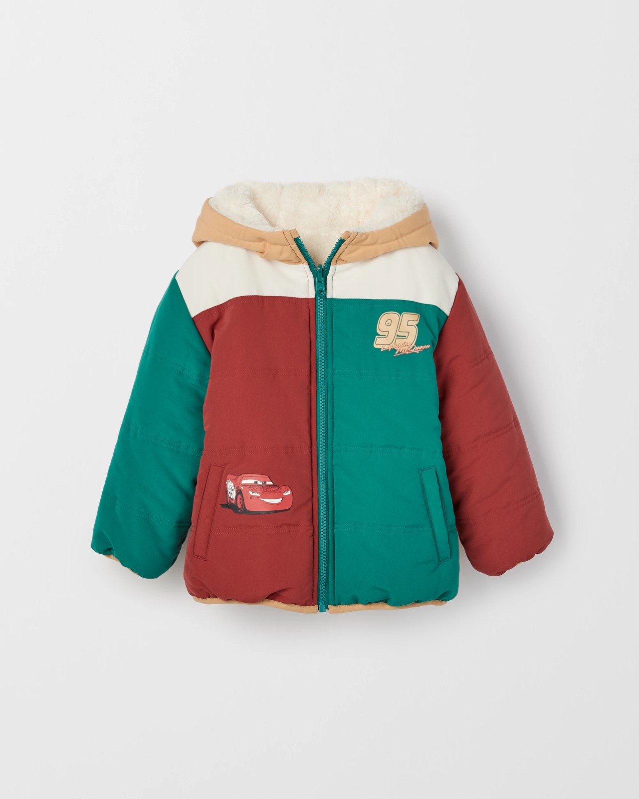Disney Pixar Cars Reversible Puffer Jacket 5 of 5