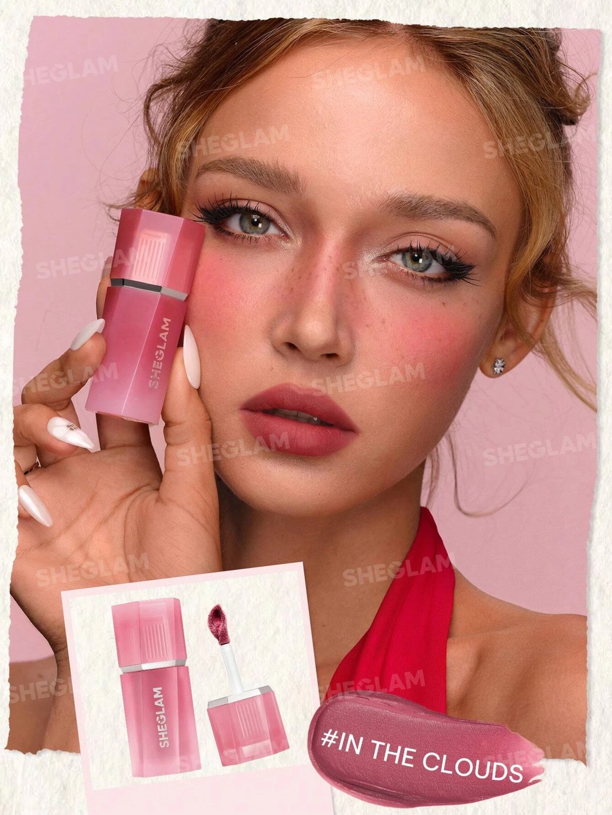 SHEGLAM Air Plush Lip & Cheek Cream - In the Clouds 2 of 6