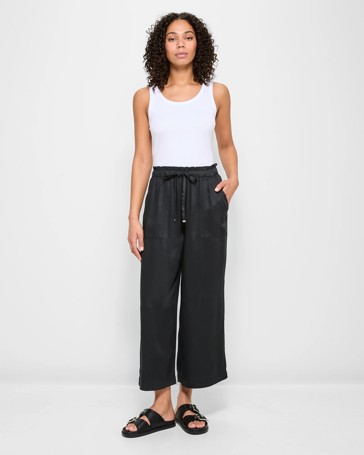 Paperbag Culotte Pants