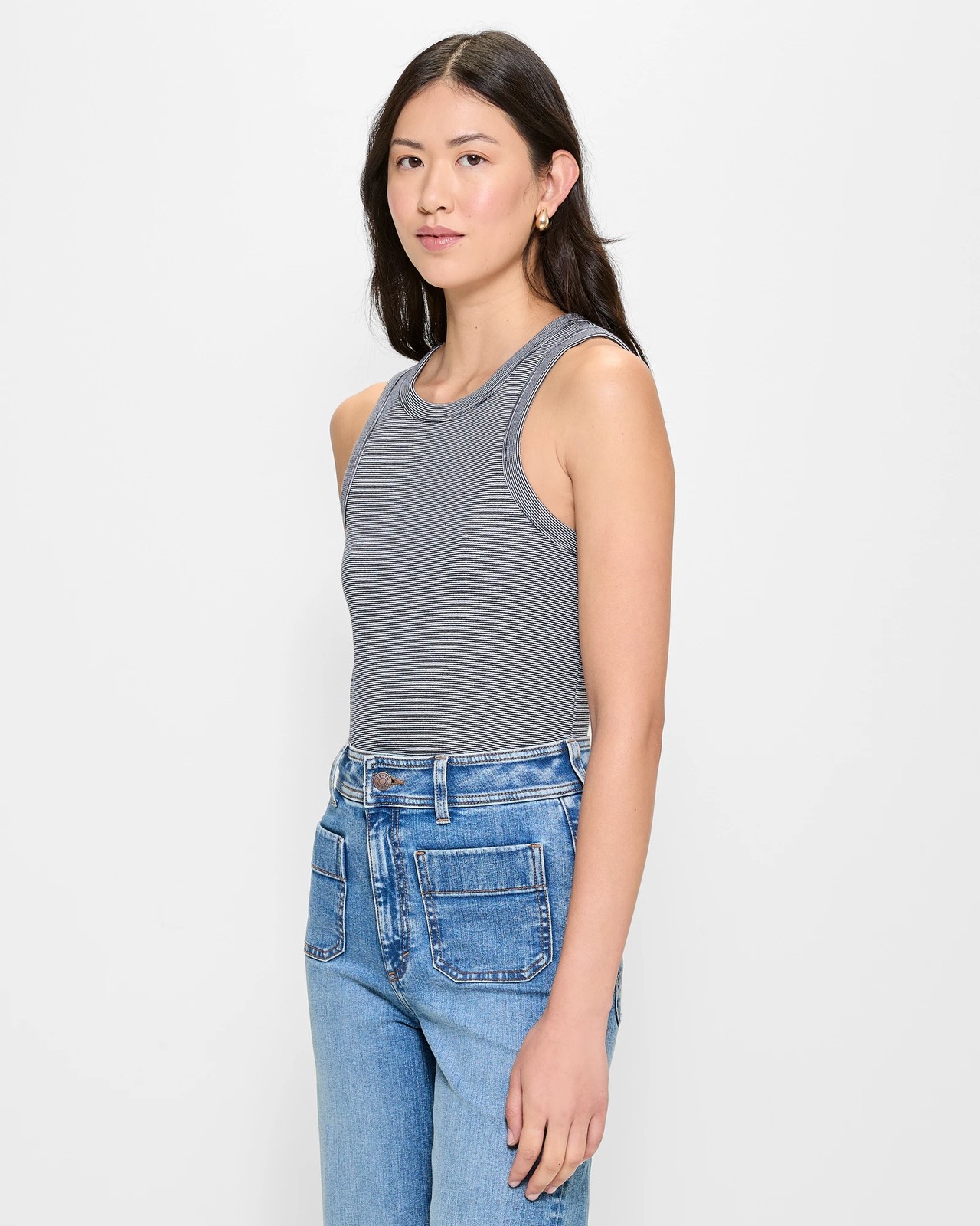 Australian Cotton Racer Front Tank Top 3 of 4