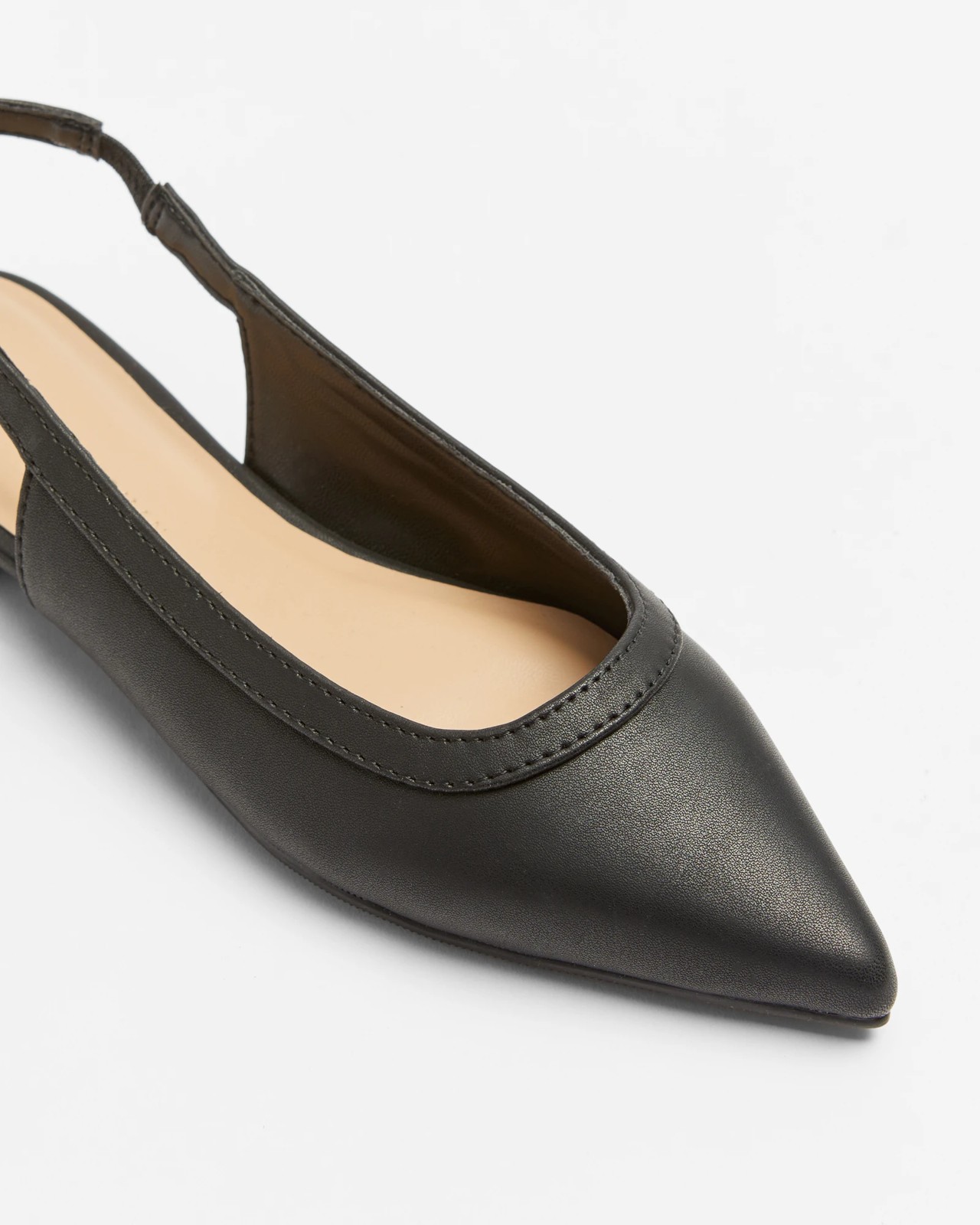 Target black pointed on sale flats