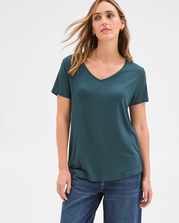 Short Sleeve V-Neck T-Shirt