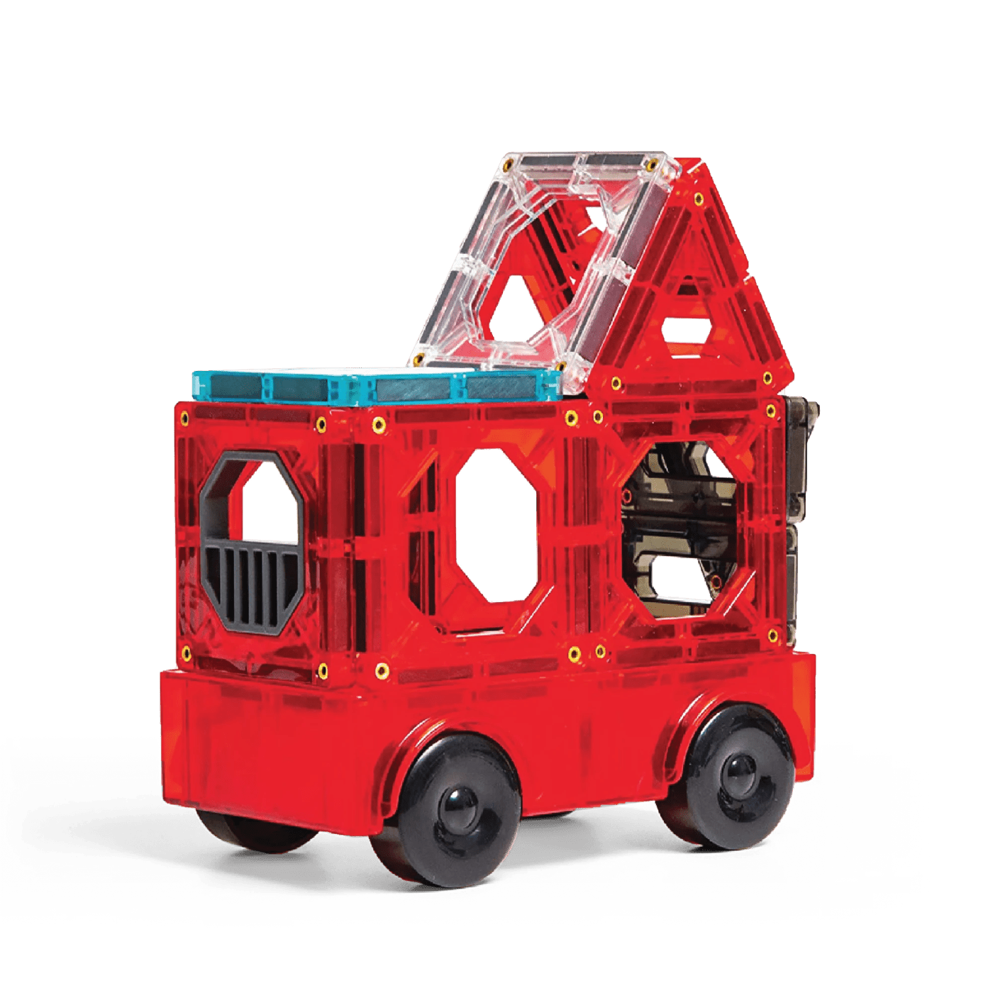 FAO Schwarz - Toy Magnetic Tile and Truck Set 43 Pieces