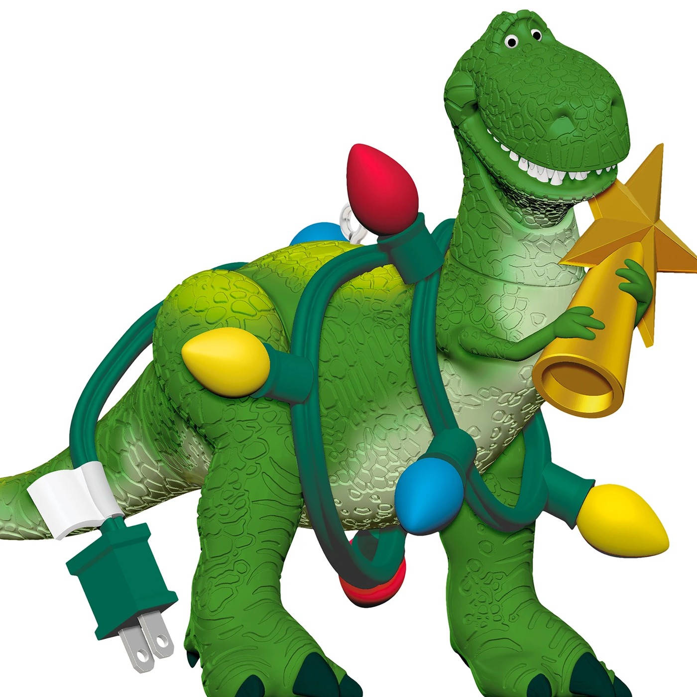 Hallmark Keepsake Disney and Pixar Toy Story Wrapped-Up Rex Christmas Tree Ornament 4 of 6