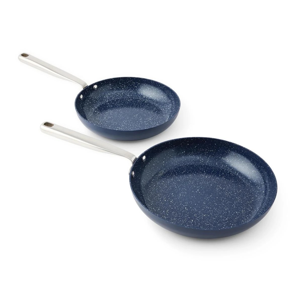 Anko 2 Pack Ceramic Coated Fry Pans - Blue 2 of 6