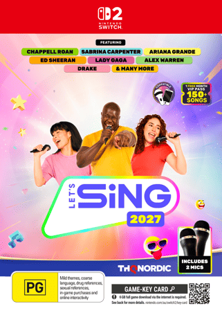 Let's Sing 2027: 2 Mic Bundle - Nintendo Switch 2