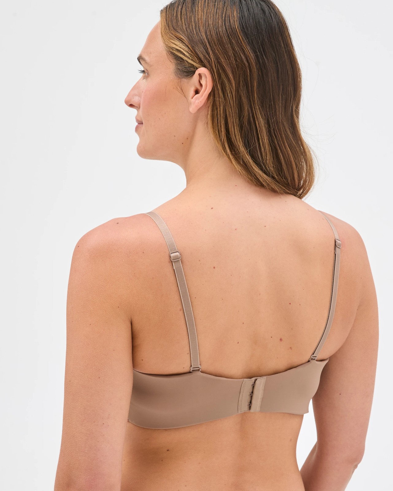 Madison Medium Push Up Strapless Bra - Latte 4 of 5
