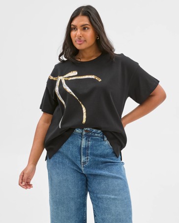 Plus Size Australian Cotton Christmas T-Shirt