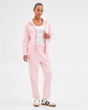 Active Australian Cotton Blend Fleece Zip Through Hoodie