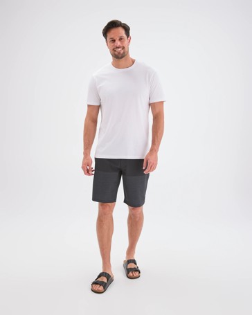 Contrast Panel Swim Boardshorts