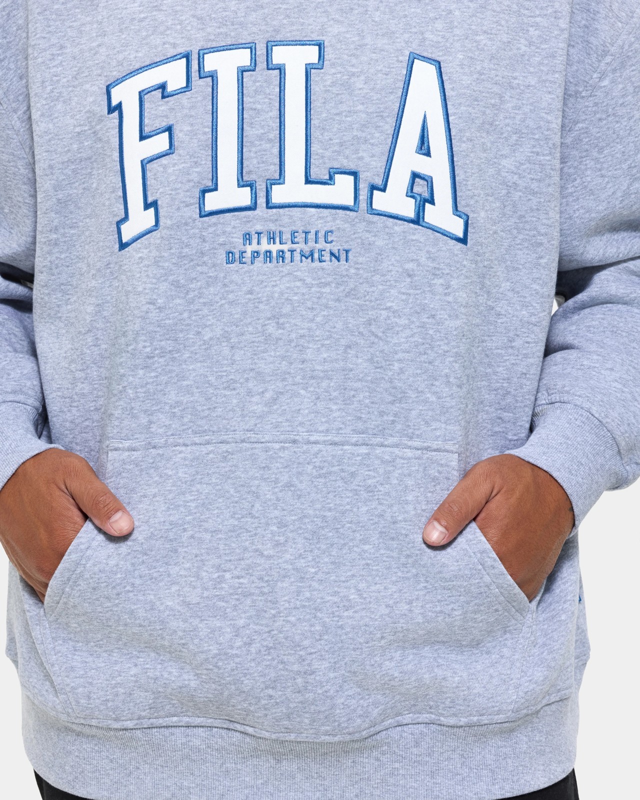 Fila Plus Fleece Hoodie - Grey 5 of 6