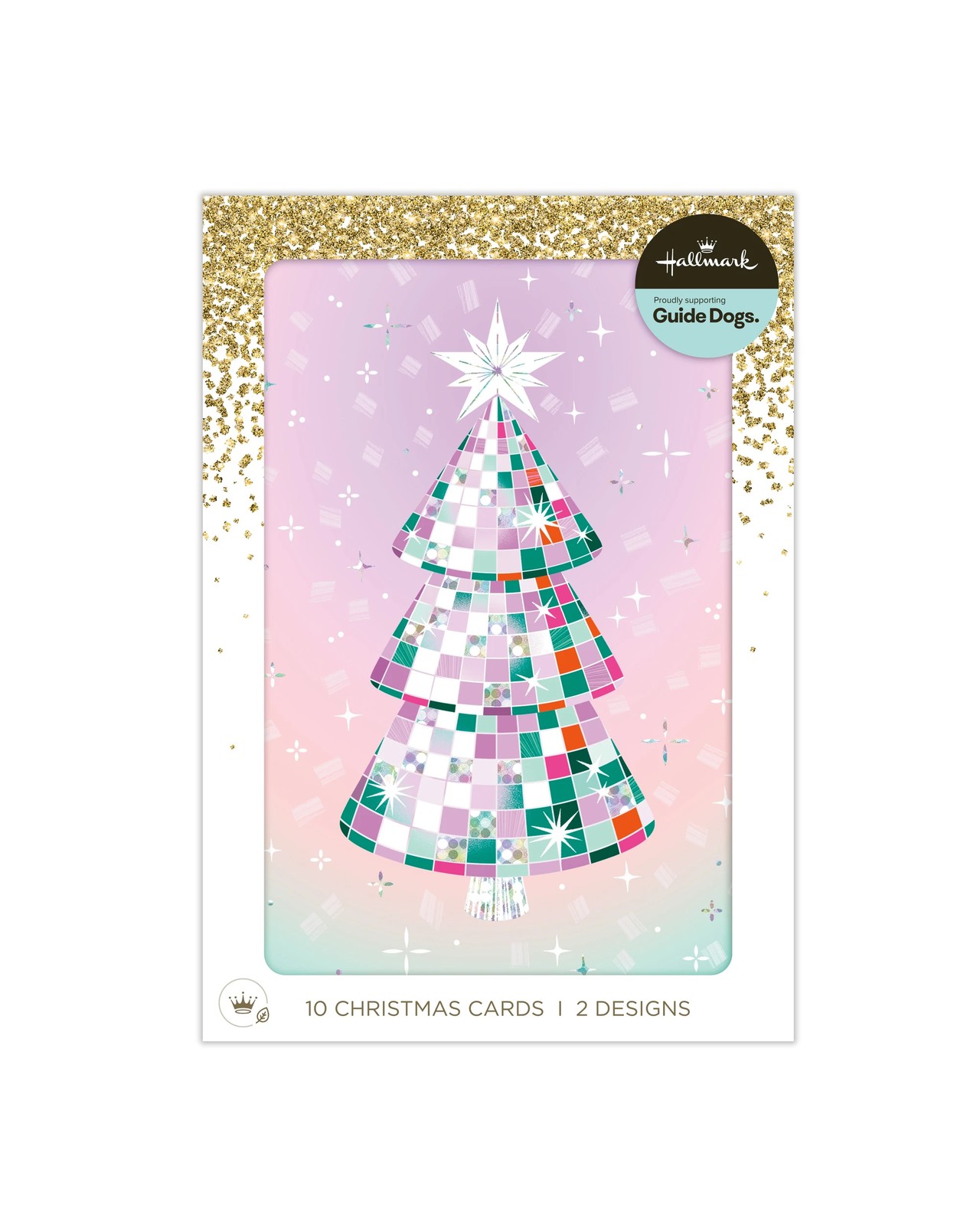 10 Pack Hallmark Boxed Christmas Cards - Holly Tree 2 of 6