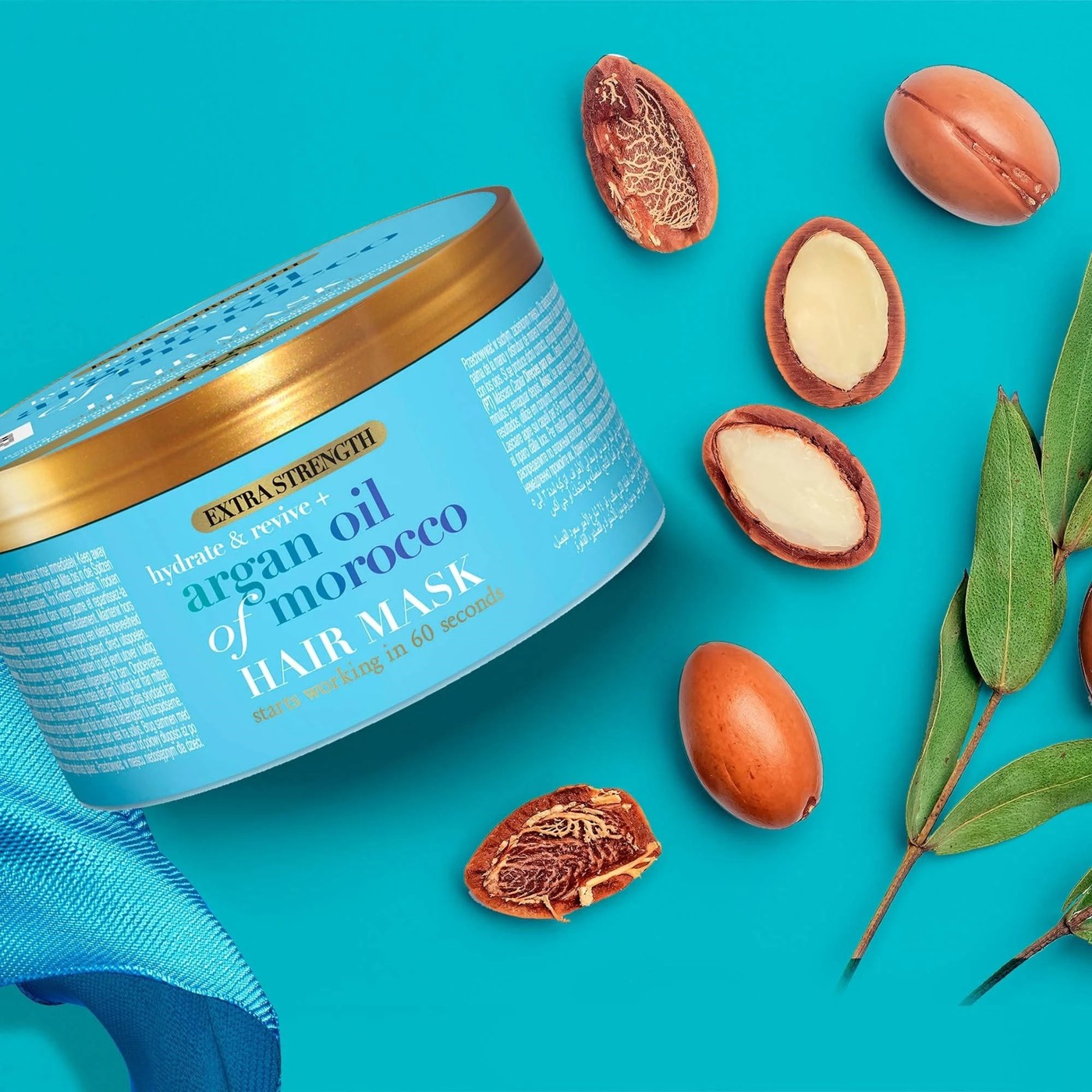 OGX Extra Strength Hydrate & Repair + Shine Argan Oil of Morocco Hair Mask 300ml 6 of 6