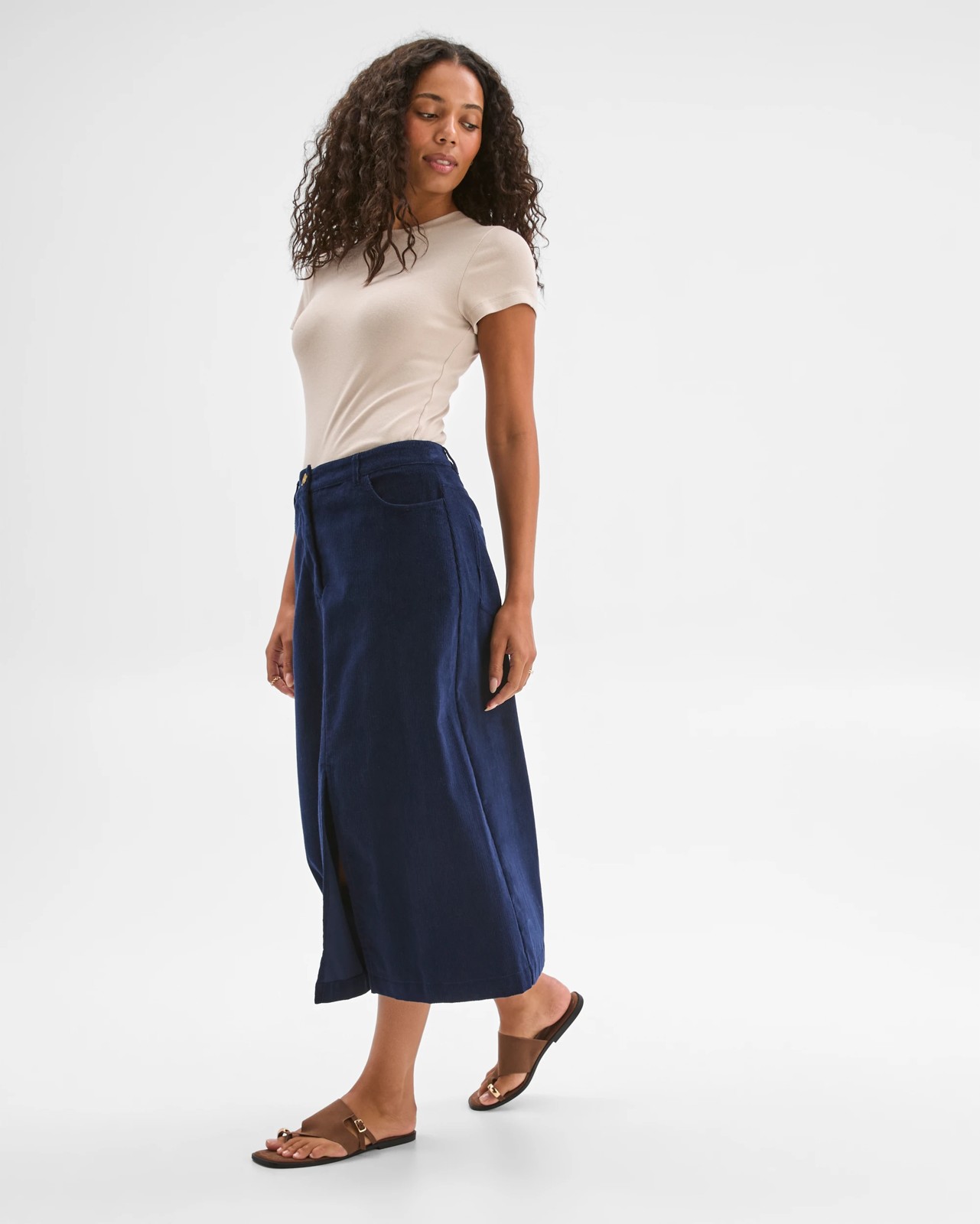 Corduroy Maxi Skirt 4 of 6