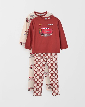 Disney Cars Australian Cotton 2 Pack Younger Boys Pyjama Set