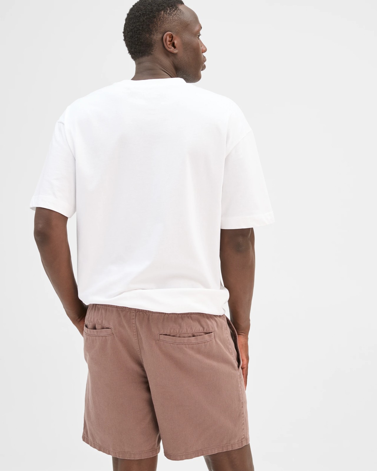 Commons Australian Cotton Twill Volley Shorts - Brown 5 of 6