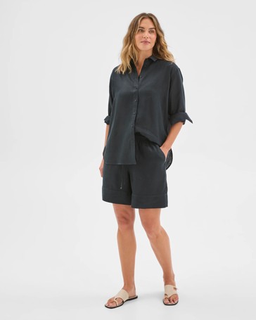 European Linen Long Sleeve Shirt