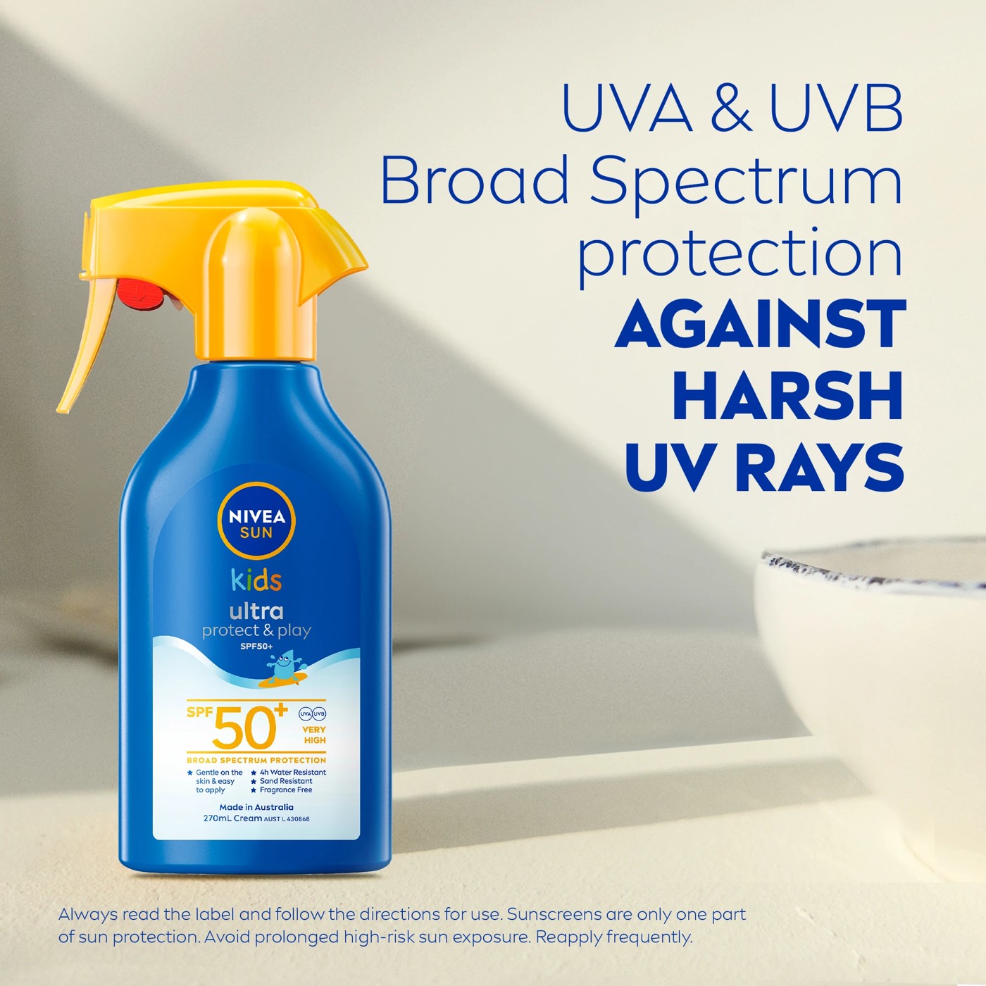 NIVEA Sun Kids Ultra Protect & Play SPF50+ Broad Spectrum Protection 270ml 3 of 6