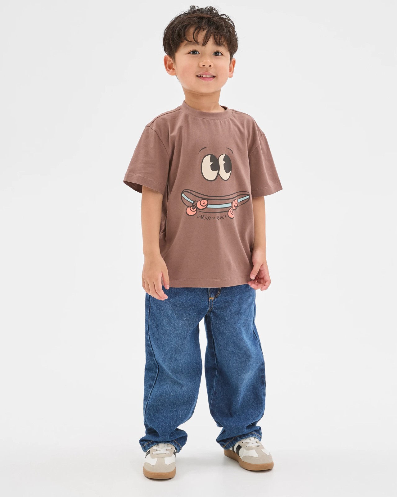 Australian Cotton Short Sleeve T-Shirt - Brown 2 of 6