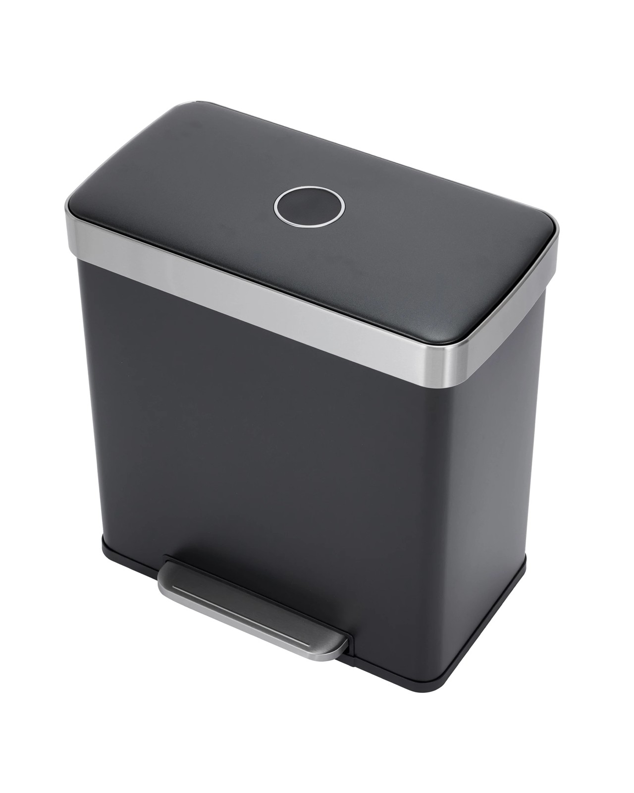 Anko 60L Dual Compartment Bin - Black 3 of 4